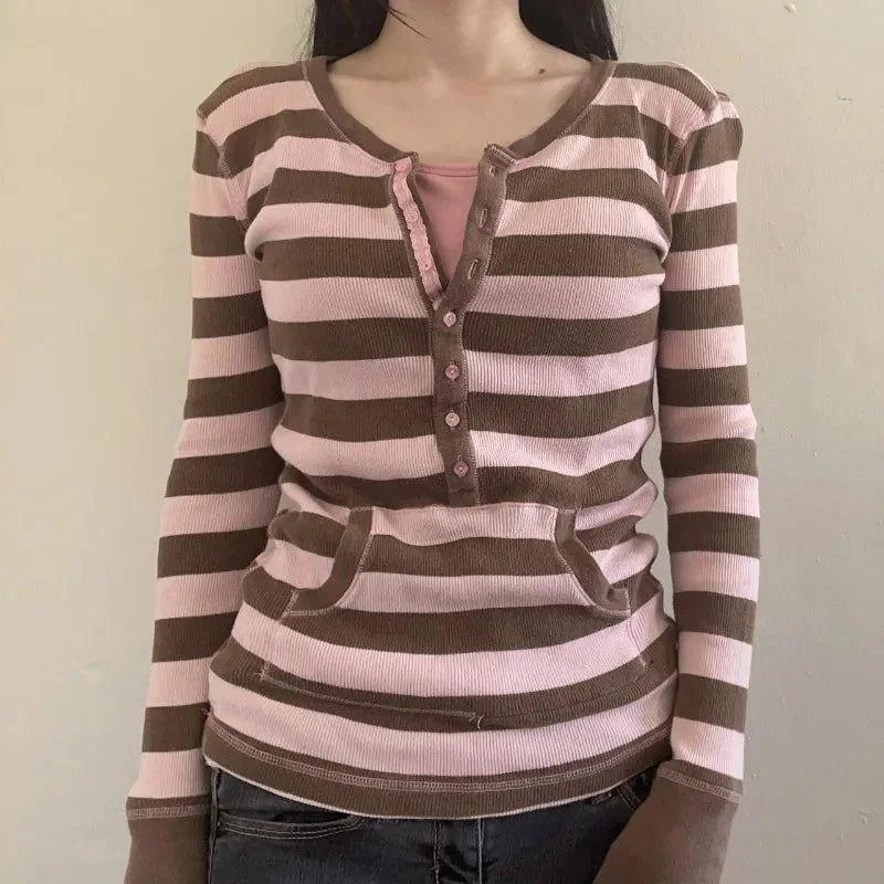 T-shirt d'hiver à rayures, eff - Golf Tees avis et prix
