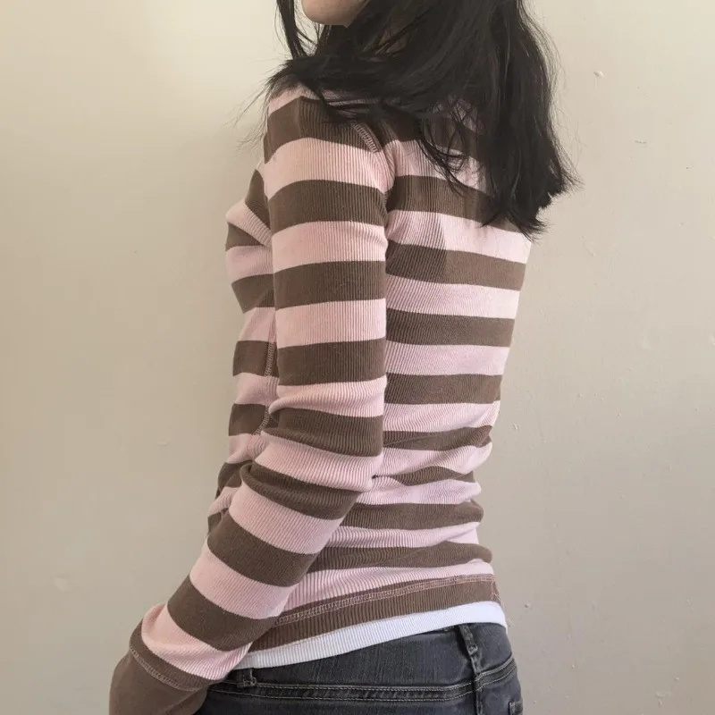 T-shirt d'hiver à rayures, eff - Golf Tees avis et prix